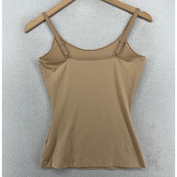 Spanx Tank Top S Socialight Smooth Cami Shapewear Compression Stretch Beige - Picture 3 of 15